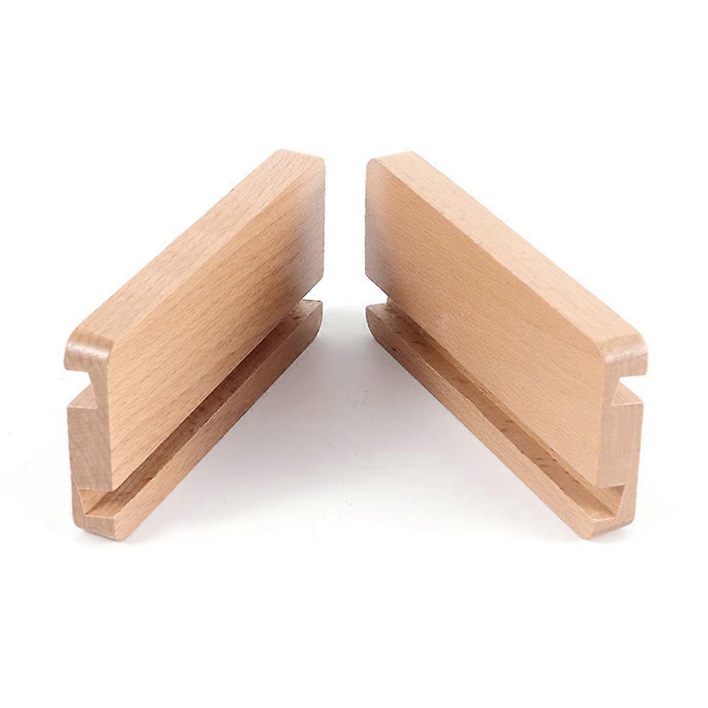 Light Brown Phone Stand Made of Synthetic Material for Universal Use Free Your Hands While Watching Videos