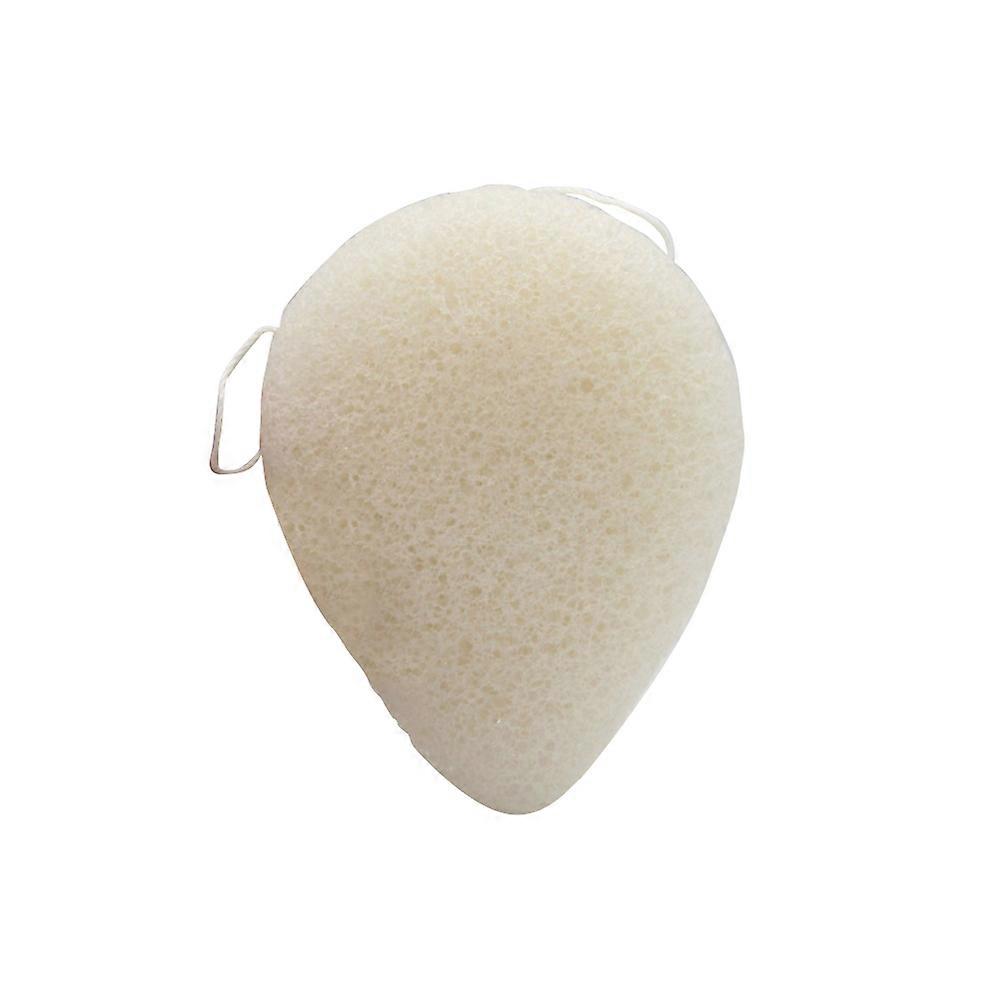 10pcs Sponges for Makeup Use Gentle Natural Exfoliates for Face Washing White