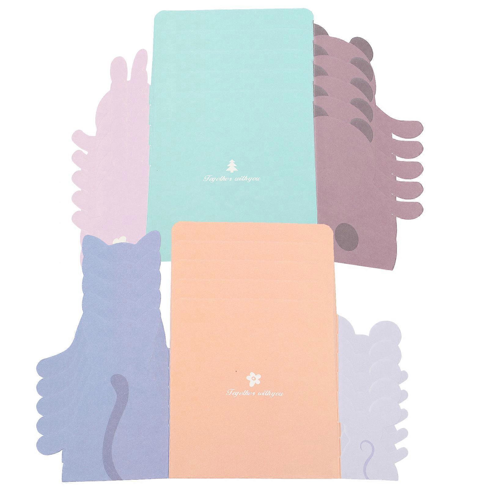 Birthday Greeting Notes Paper 12Pcs Assorted Color Keepsakes for Blessing