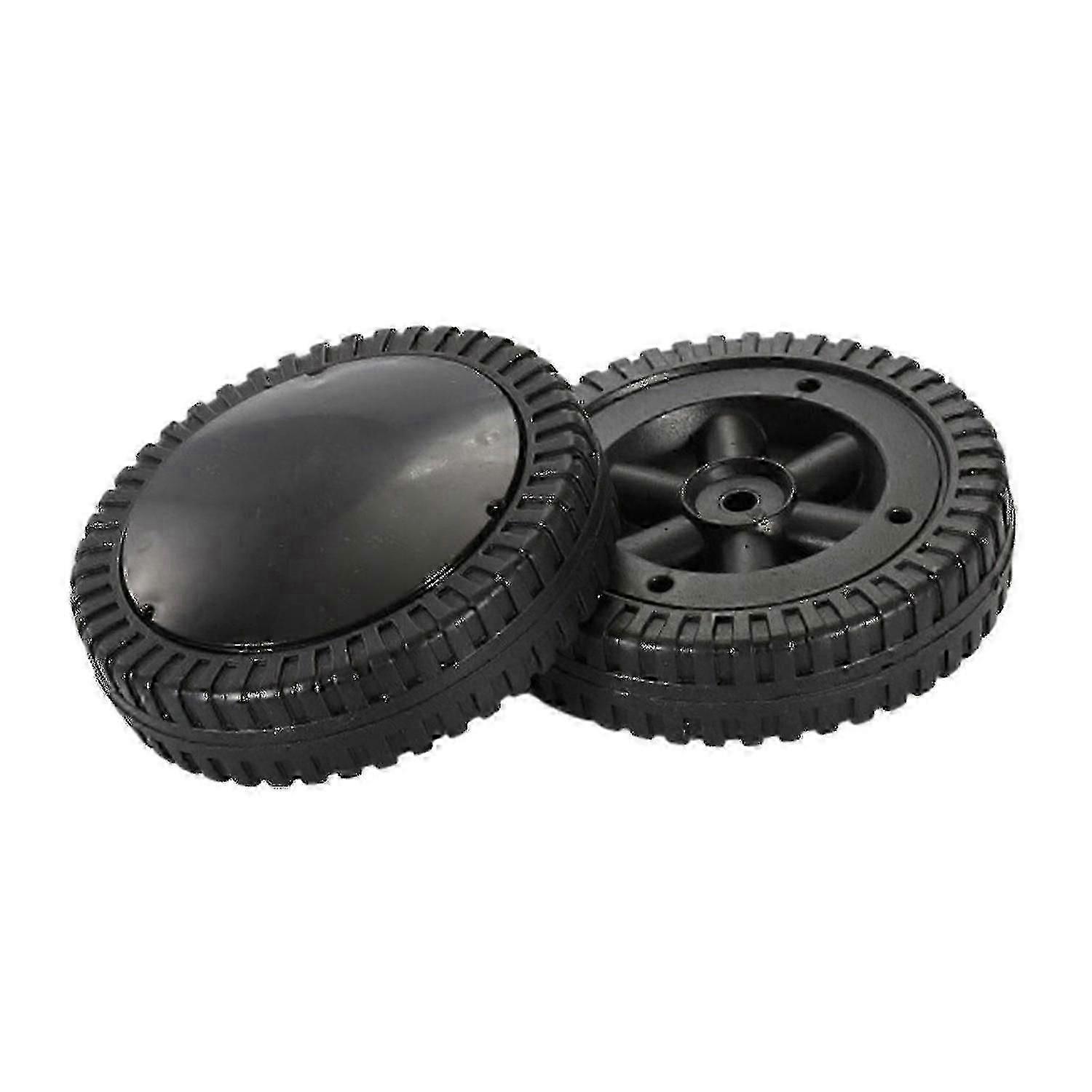 2 Pack 6 ιντσών BBQ Grill Wheels με ομαλή κύλιση μαύρη αντικατάσταση ελαστικών για Grillsl