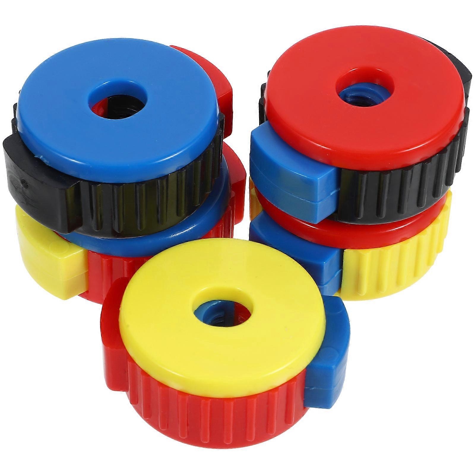 Release Cymbal Nut for Guitar Use 5pcs Rigid Plastics Easy Install and Remove