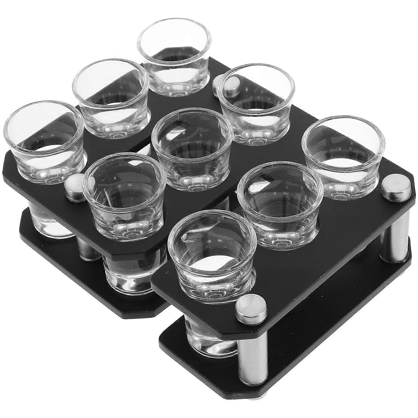 Multifunctional Holder Tray For Adults In Bars And KTVs With Glass Material 1 Set