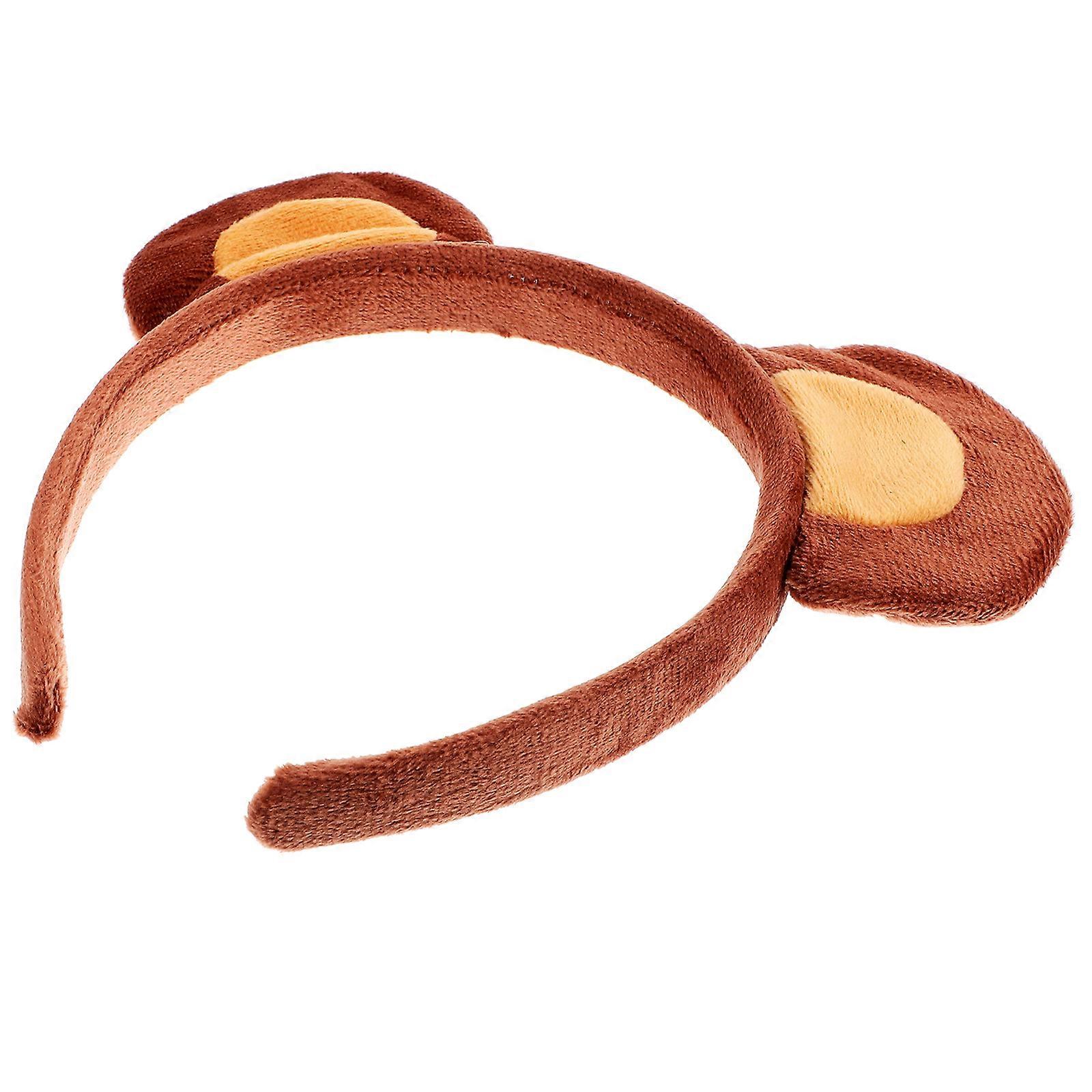 Soft Plush Bear Ears Headband For Fun Events Like Costume Parties And Fashion Shows In 21X18X2CM Size 1Set