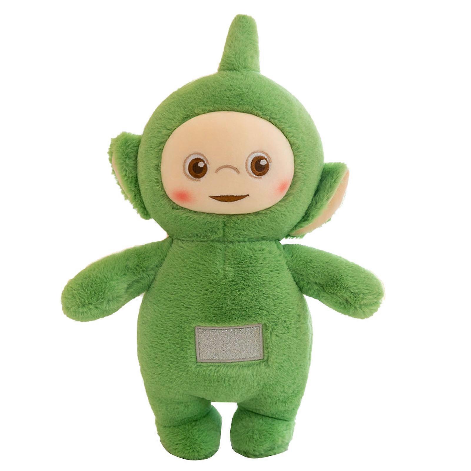 Stuffed Toy Soft Exquisite 3D Cotton Cute Expression Smoothing Bright Colors Plush Toy for Kids Girl Gifting Green 17.7in