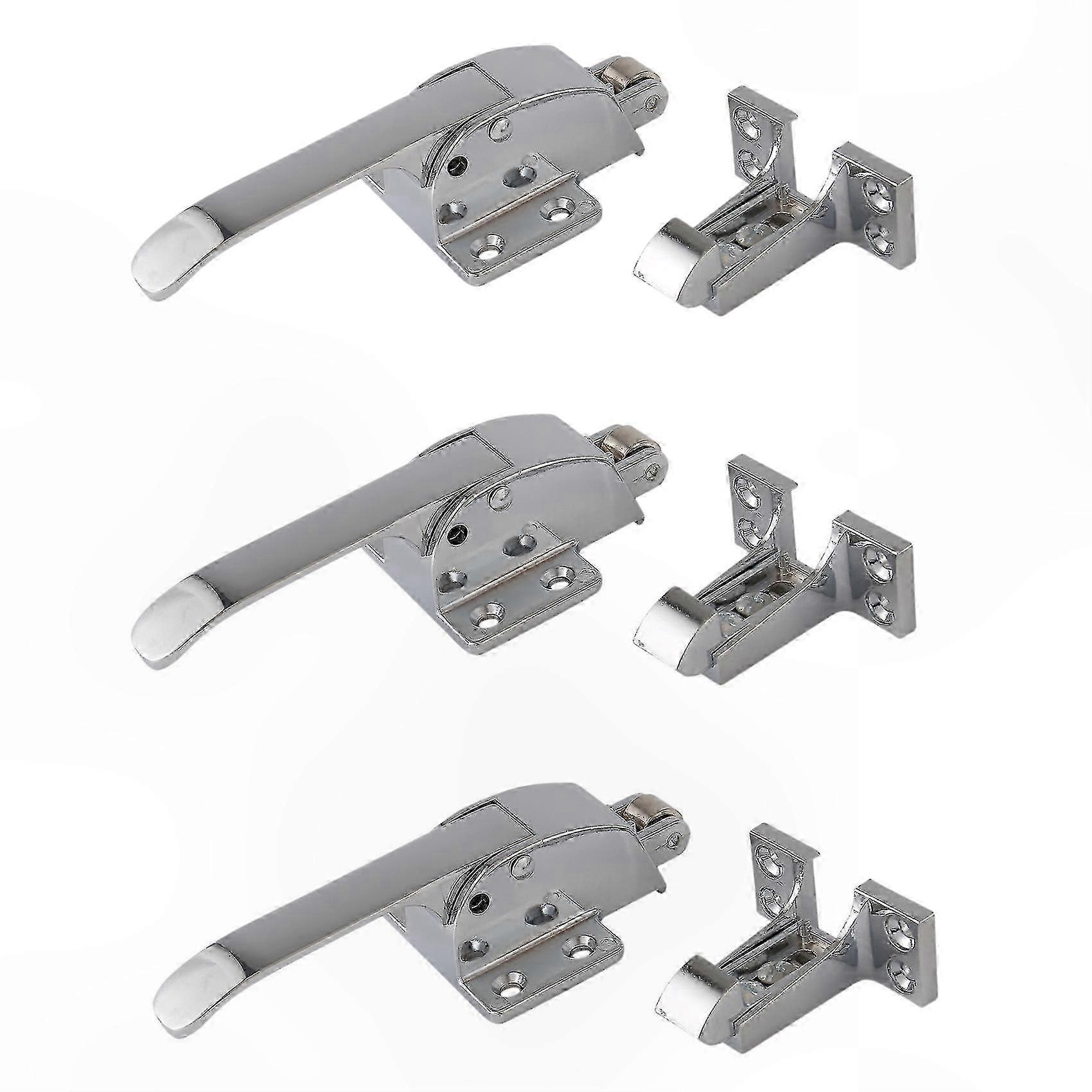 Stainless Steel Spring-Loaded Handle for Walk-In Freezer and Cooler Doors