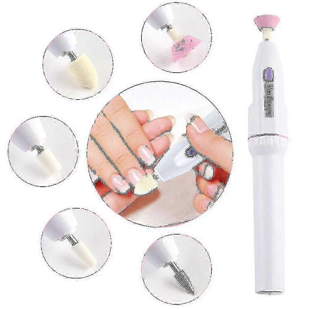 Namotu Nail Electric Manicure Set, Portable Buffer Fingernail Grinder Kit