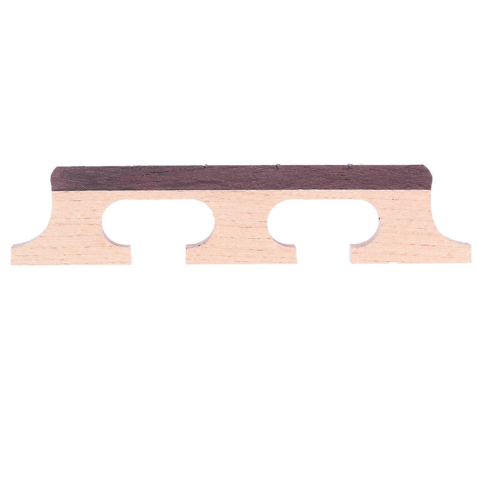 Wooden Guitar Bridge for Banjo and Guitar Made with Durable Synthetic Material Assorted Color