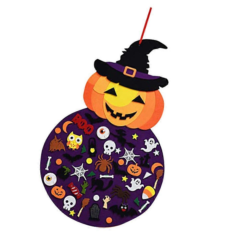 Spooky Pumpkin Hanging Tapestry For Halloween Theme Parties And Wall Decoration 85x55cm 1Pcs