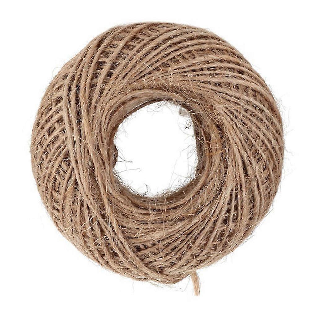 100M Jute Rope DIY Lamp Decoration Natural Hemp Cord Twine String