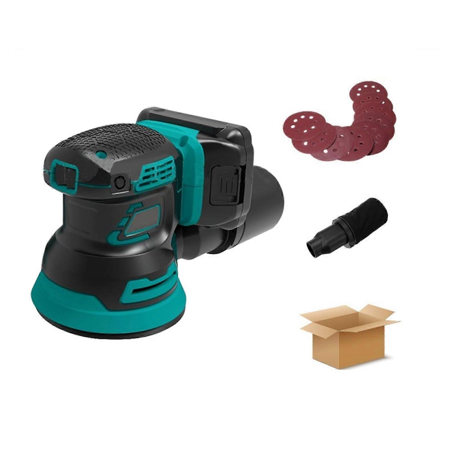 Brushless Electric Sander 12,000 RPM Wood Sanding And Polishing Tool, Includes 9 Sandpapers, Low Noise, Battery Included
