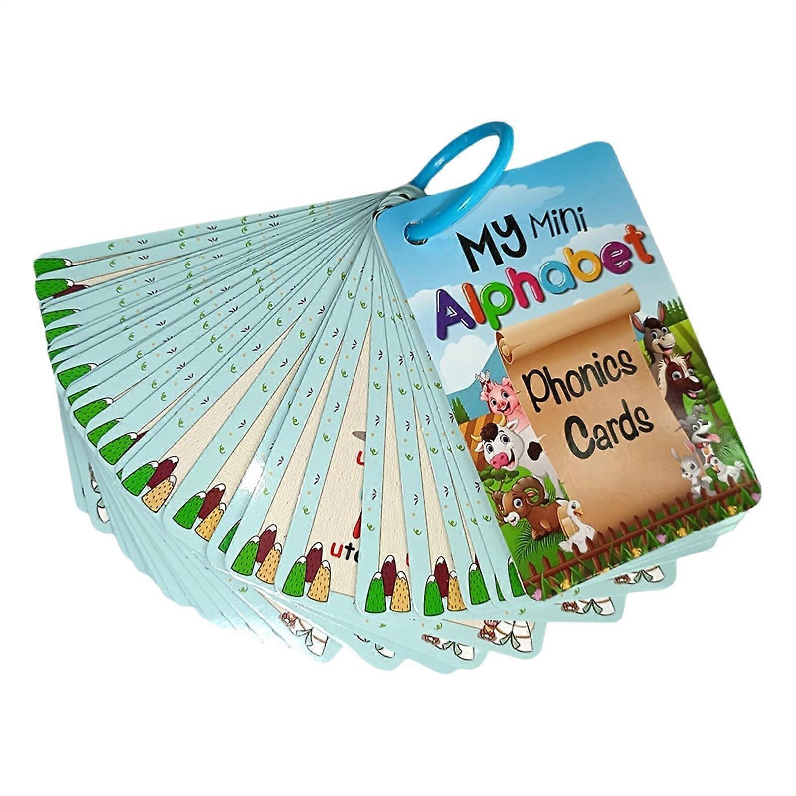 Alphabet Flash Cards, 26Piece Preschool Learning Set, Fun Colorful Letter Recognition, Sturdy Design for Kids, Toddlers