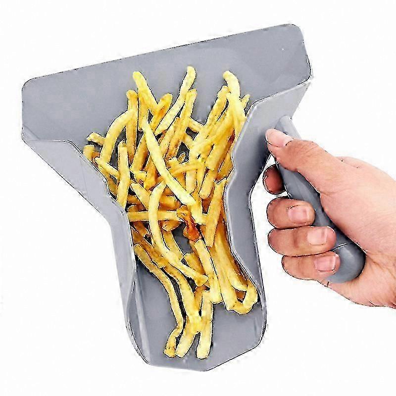 Stainless Steel Snack Scoop with Right Handle for Fries and Chips