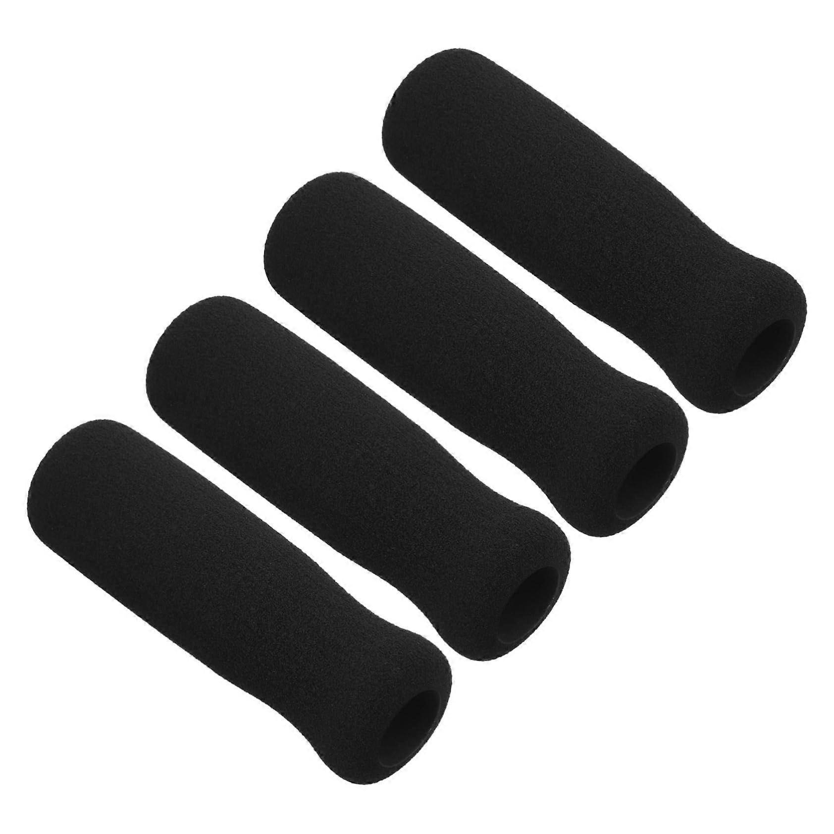 Pack of 4 Non-Slip Foam Handle Grips for Crutches Walking Stick Accessories, Cushioned Grip Pads for Comfort and Support