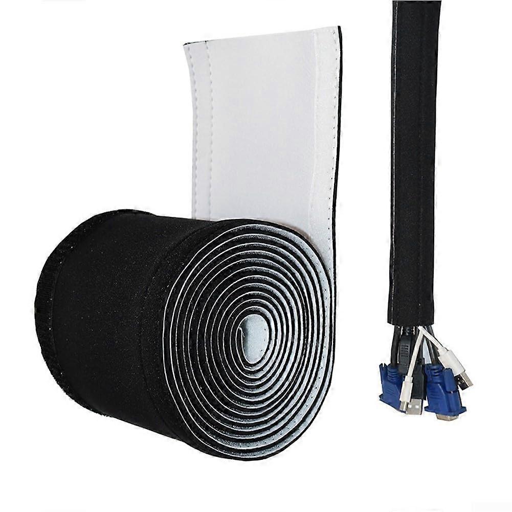 Neoprene cover for wire rope, sleeve for neat and accessible cable management (100 cm) 100cm