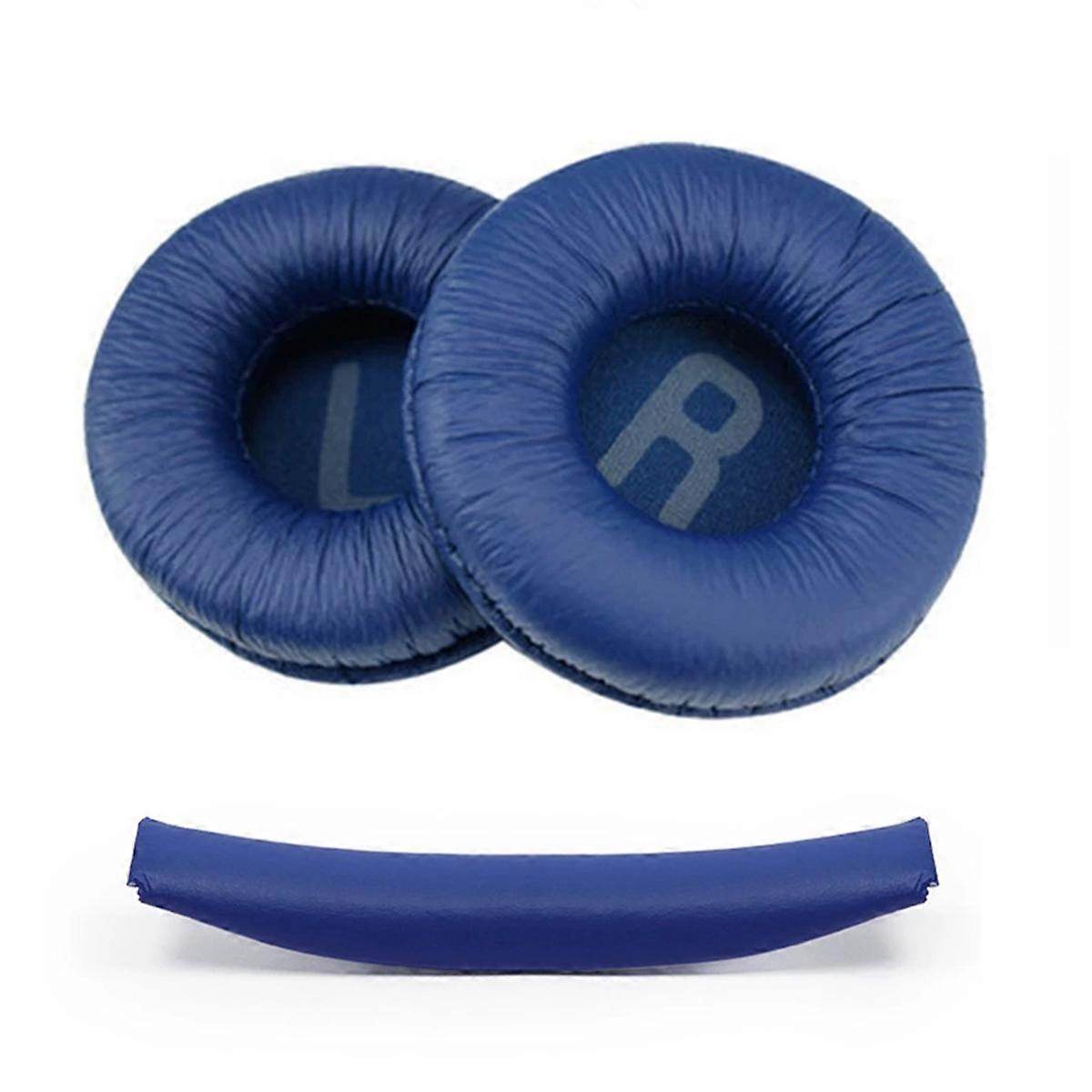 Replacement Leather Earpads & Headband Cover for T500BT T450 Tune600 T510BT Comfortable Headphone C