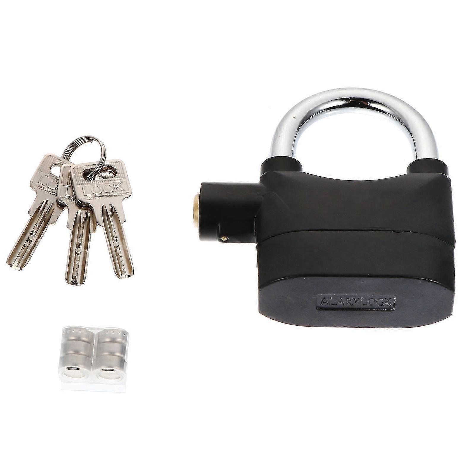 High-Strength Bike Lock with Alarm, Practical Design for Enhanced Security-Good