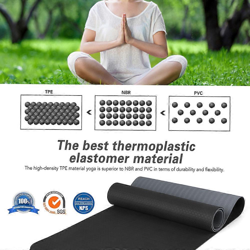 yoga mat 1/4 inch TPE