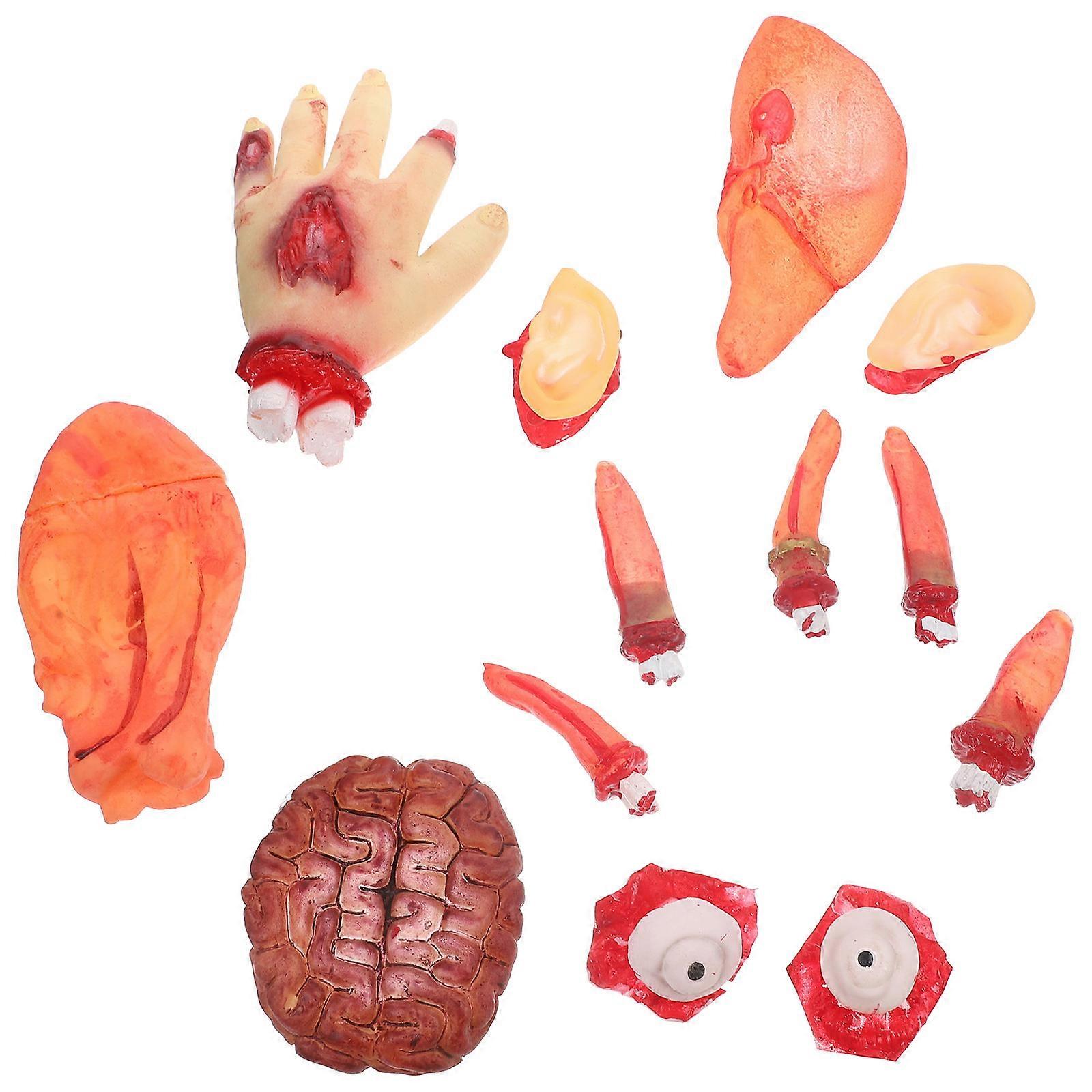 Halloween Body Parts Props for Halloween Party Decorative Performance Multi Pu Soft Material 2 Sets
