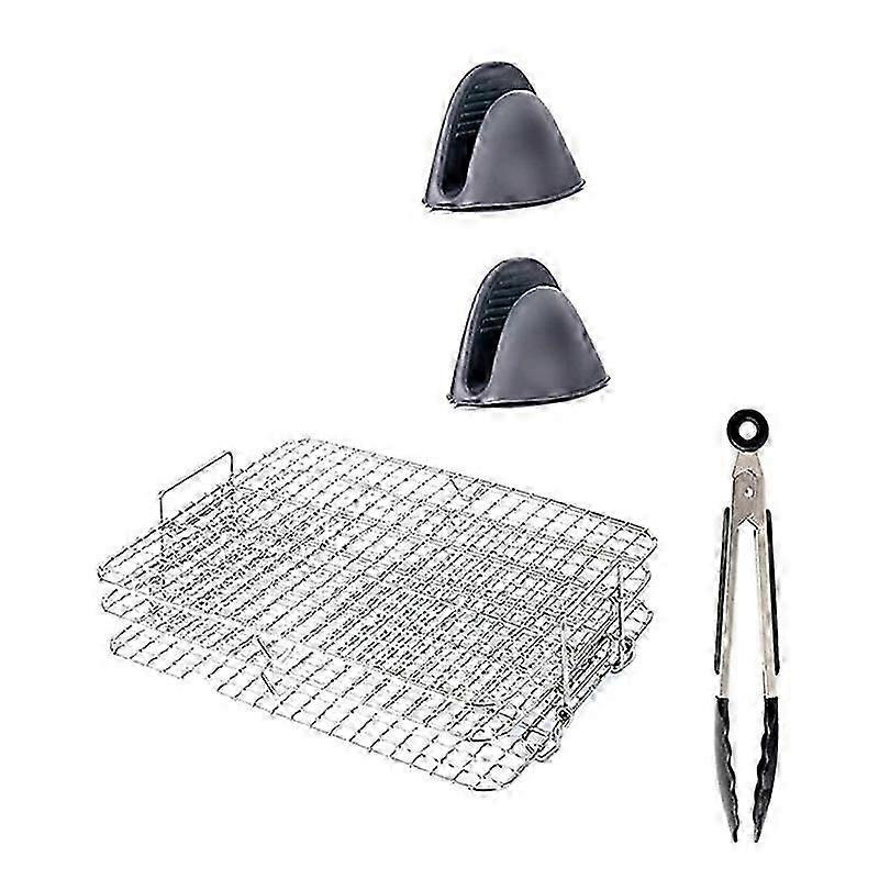Multi-Layer Dehydrator Rack Toast Rack Accessories for Ninja Foodi Grill XL