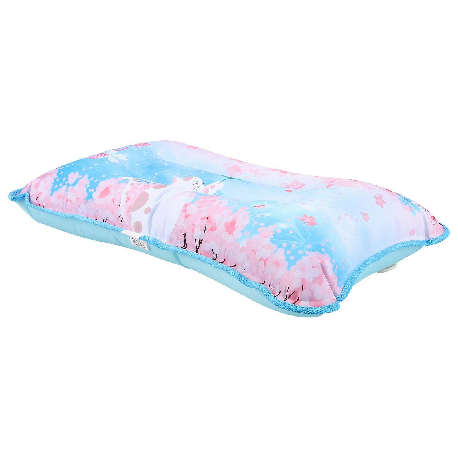 Cooling Inflatable Pillow Fish Shape for Camping Multi Pvc Adjustable Height 1Set