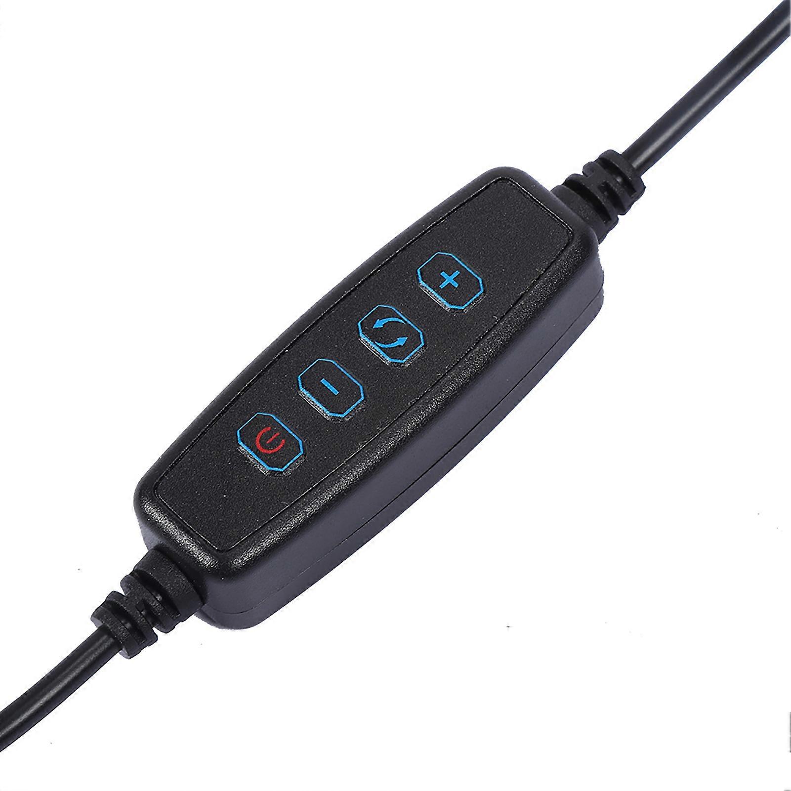 Adjustable LED Lamp 10W 10-Level Brightness White/Warm Light