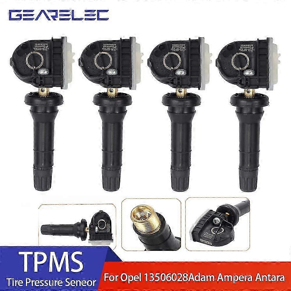 4PCS TPMS Tire Pressure Monitoring System For Opel Adam Ampera Anta...