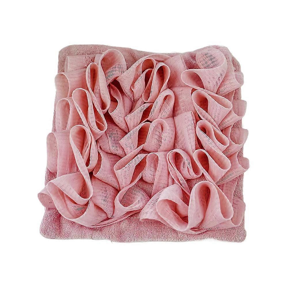 2-in-1 Bath Flower Ball, Multi-Functional Massage Body Sponge for Soft Skin Cleaning and Travel Convenience