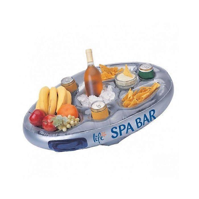 Floating bar for spa or swimming pool - SILVER color - jardiboutique