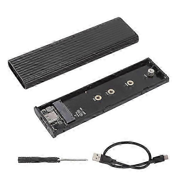 M.2 NGFF SATA SSD enclosure adapter USB C 3.1 M.2 SSD enclosure adapter with aluminum shell for SSD size 2242 2260 2280 Cs fast