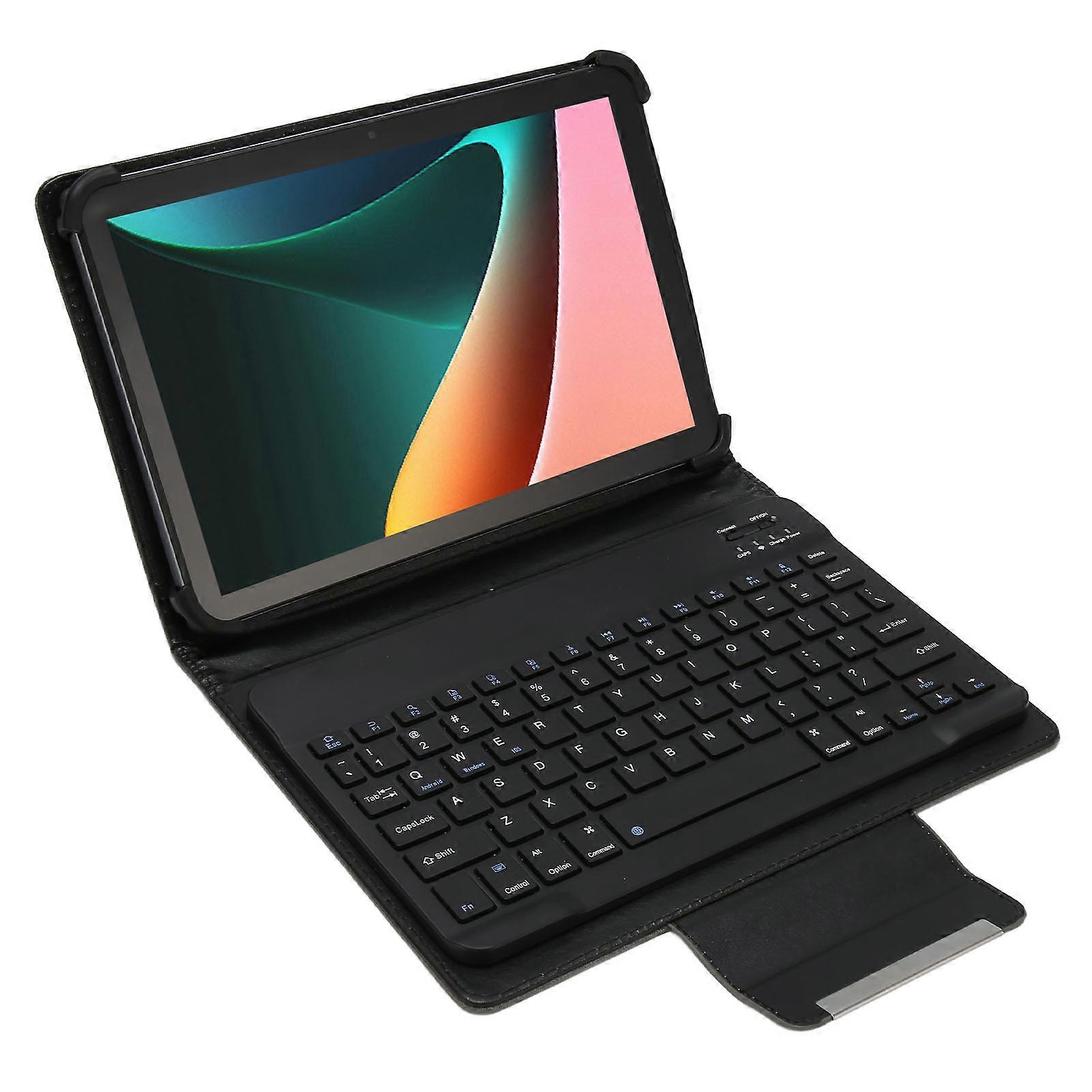 10.1 Inch Android 12 Tablet 8GB RAM 256GB Gold with Keyboard Case