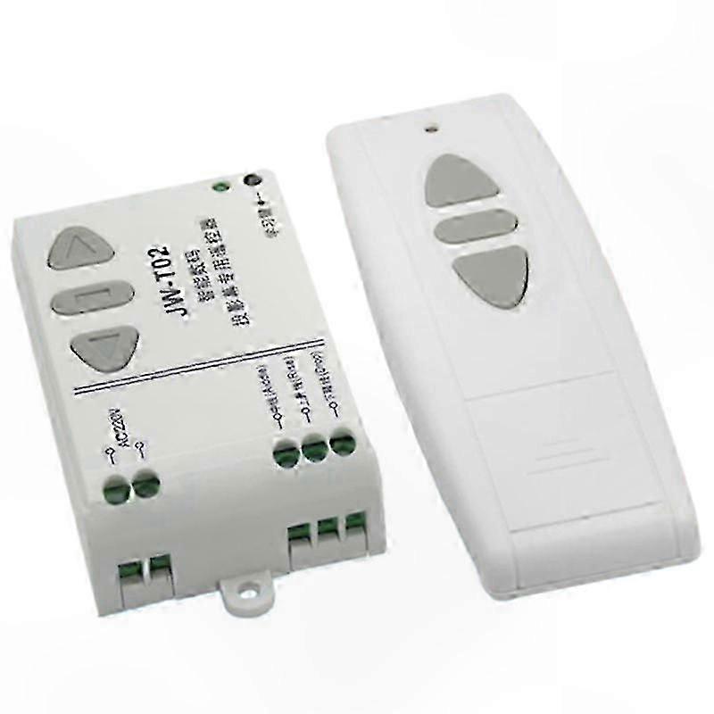 Wireless Remote Control Switch for Tubular Motor 220V AC Up Down Stop Forward Reverse Transmitter Receiver Latching Function