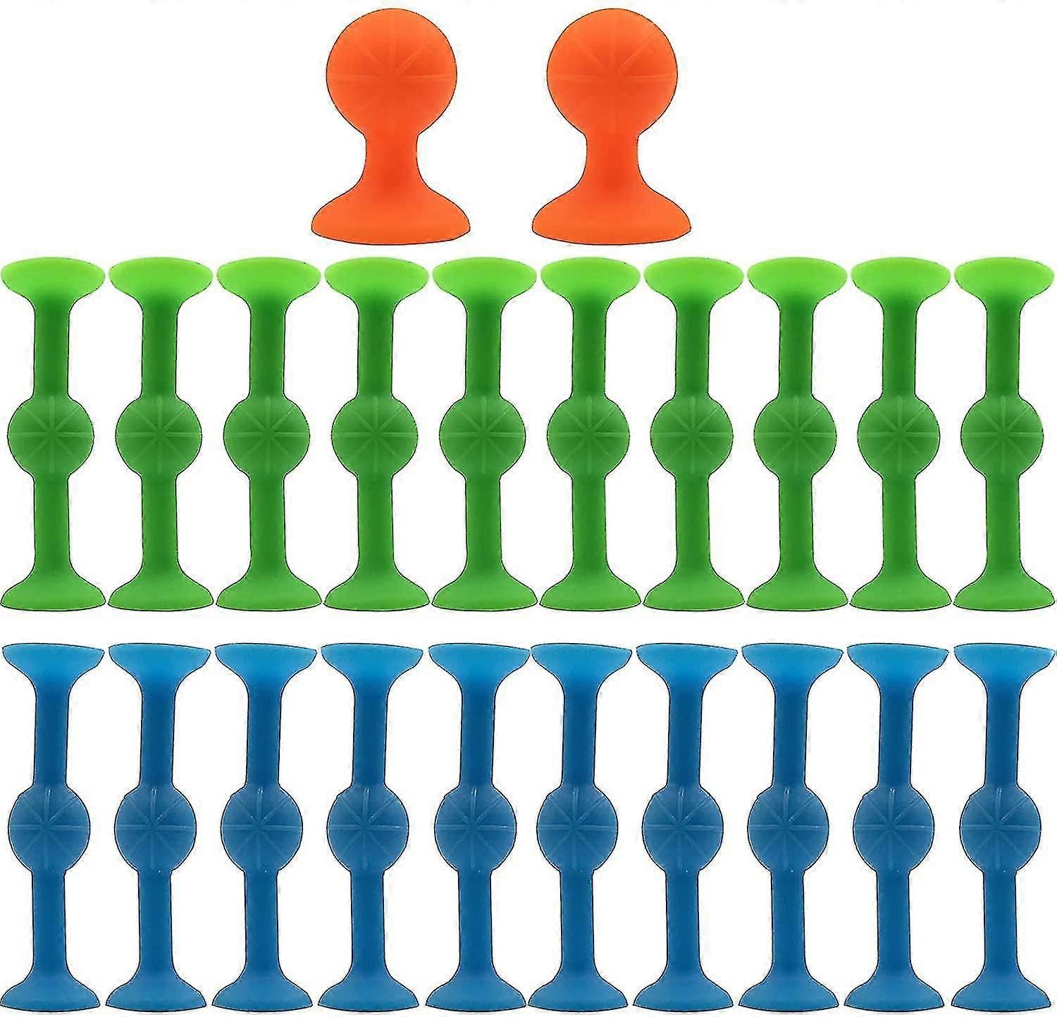 22pcs Silicone Pop Sucker Suction Cup Darts Toy Set