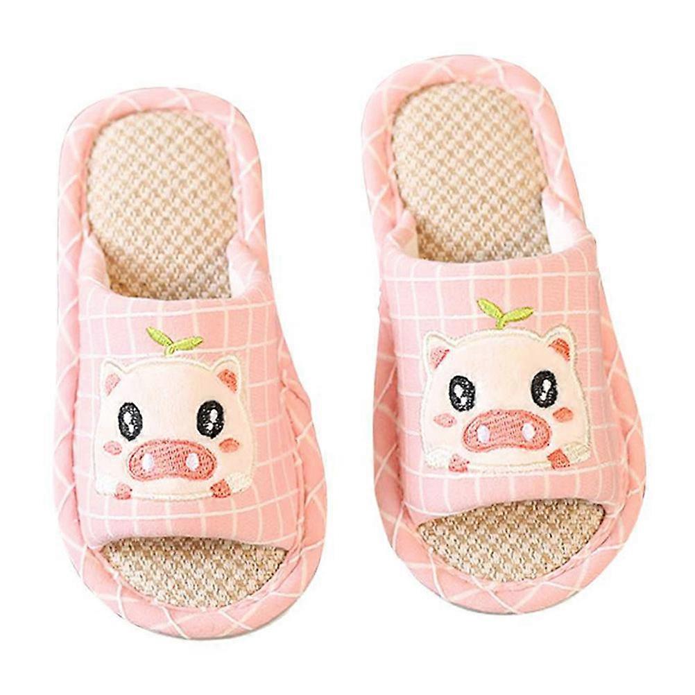 Cartoon Kids Slipper in Multi Colors with Cotton Material for Comfortable Home Wearing Size 2728