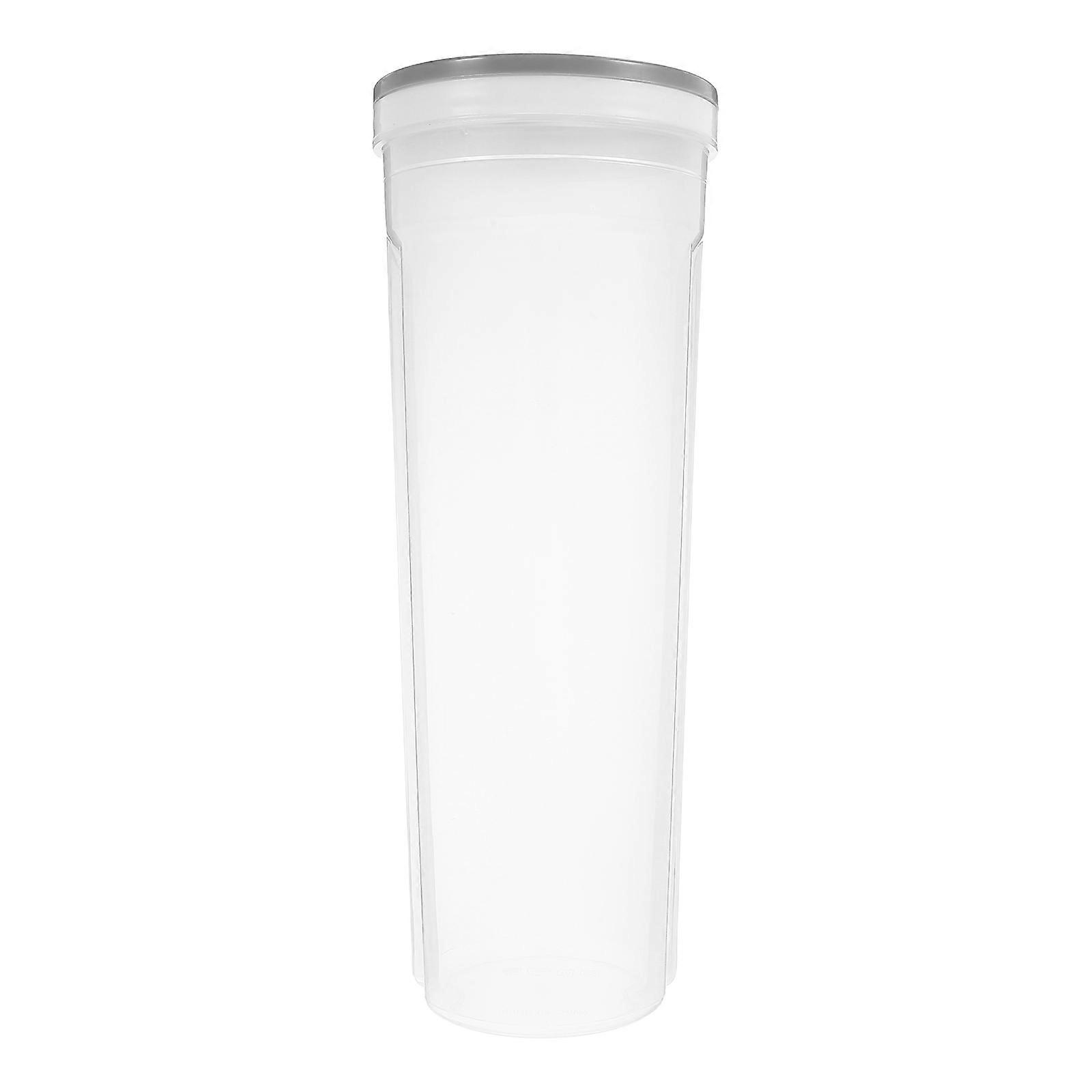 Multifunctional Crisper for Food Storage with Rotating Lid Khaki PP Material 70 Characters