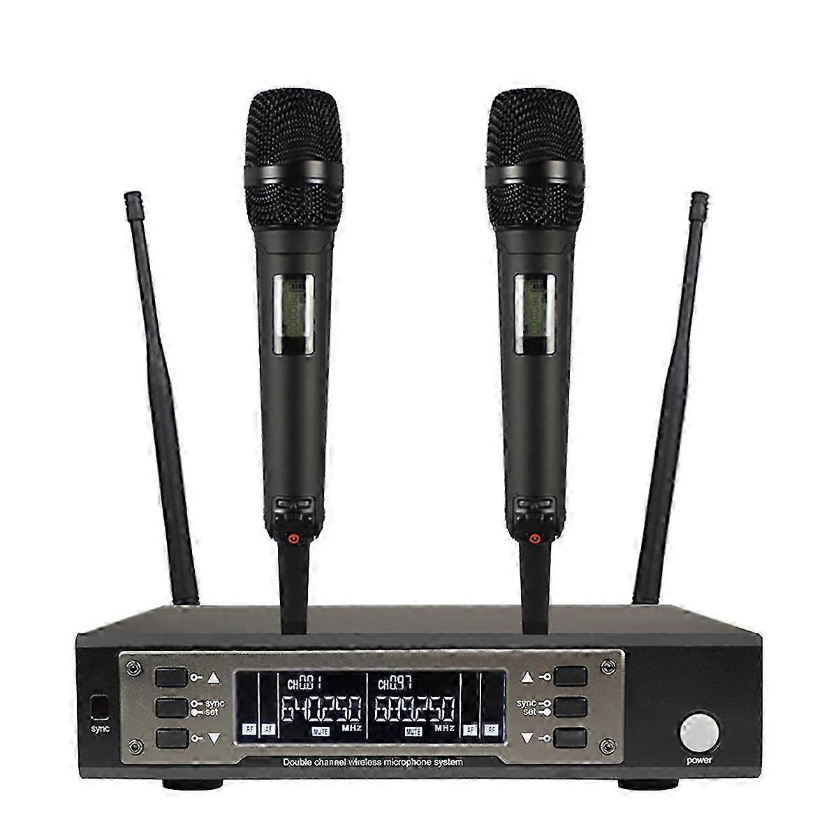 EW135G4 Wireless Microphone UHF Mic Accessories Dual Channel Wireless Mic compatible with Stage Percompatible withmance US