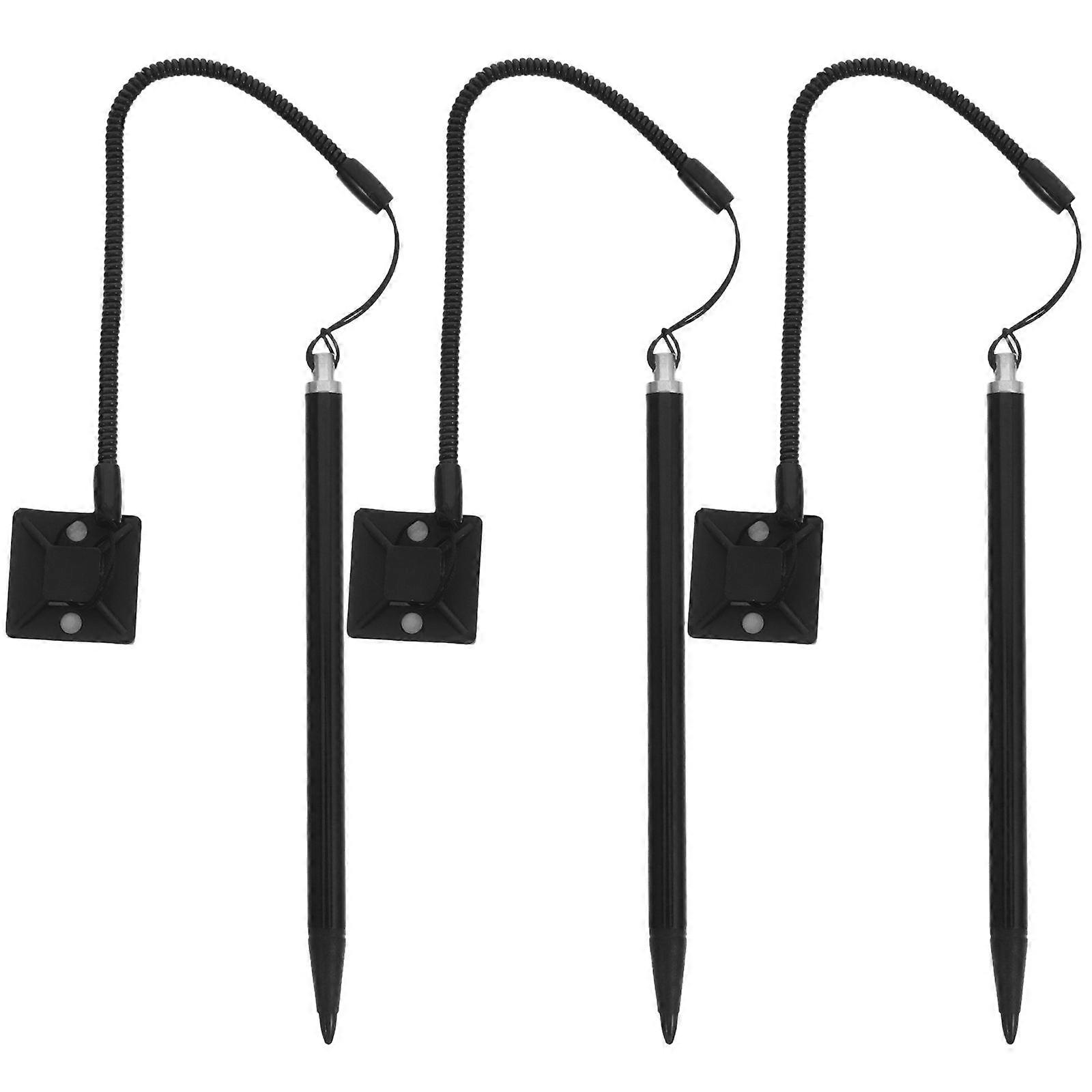 2 Pcs Touch Pen With Spring Rope And Base Resistive Touch Screen Painting Pen Resistive Stylus For Touchscreen Devices