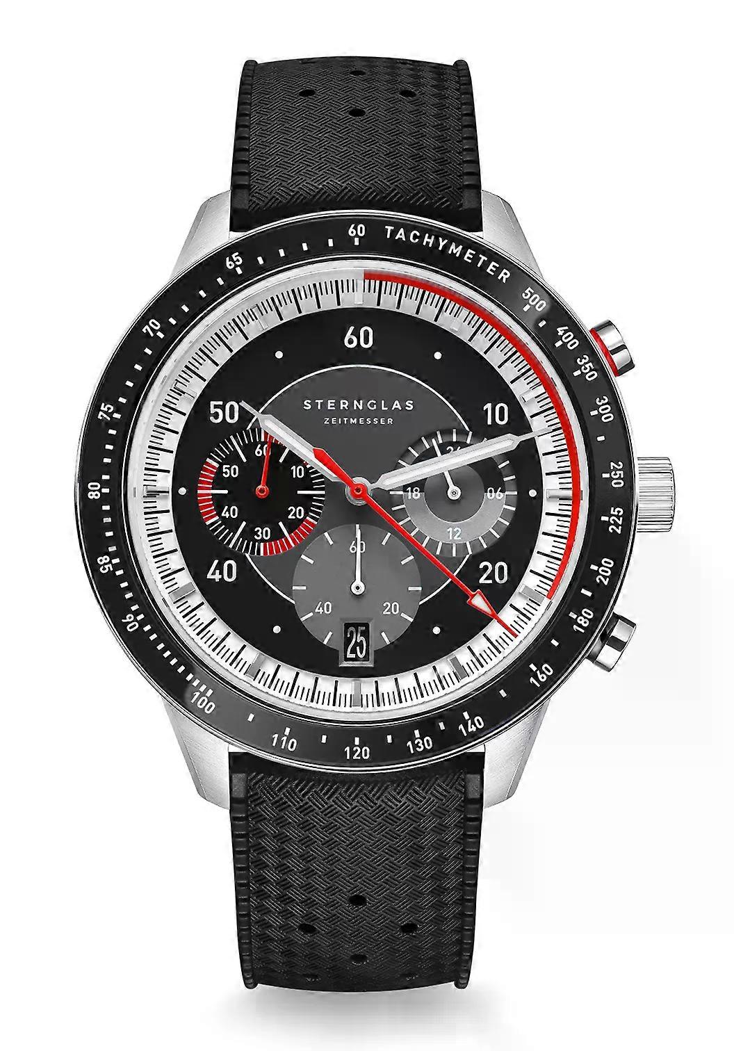 Sternglas Tachymeter 2.0 Schwarz Kautschuk (S01-TM03-KA04)