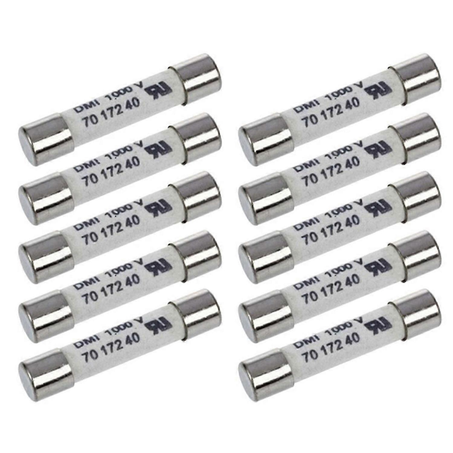 1000V 500MA 10Pcs Practical White Ceramic Fuse for Multimeter