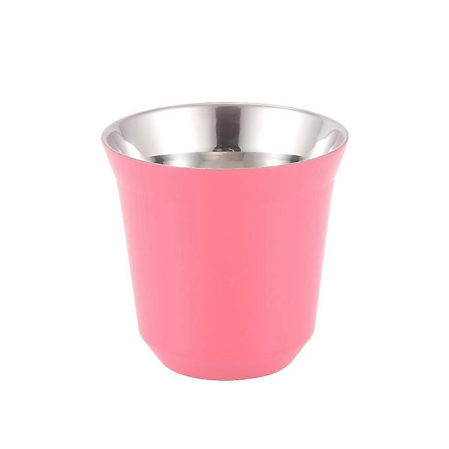 80Ml Double Wall Stainless Steel Espresso Cup Insulation,E