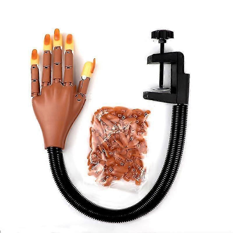 Practice Hand For Acrylic Nails,100 Pcs Nail Tips Flexible Training...