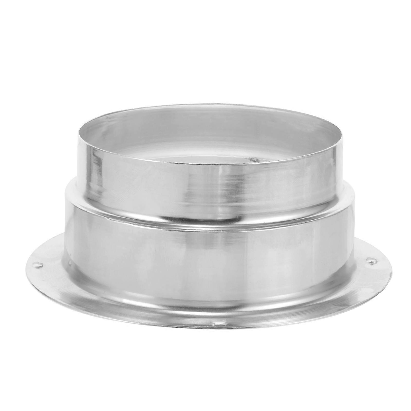 Duct Collar Replacement Exhaust Pipe Connector for Exhaust Silver
