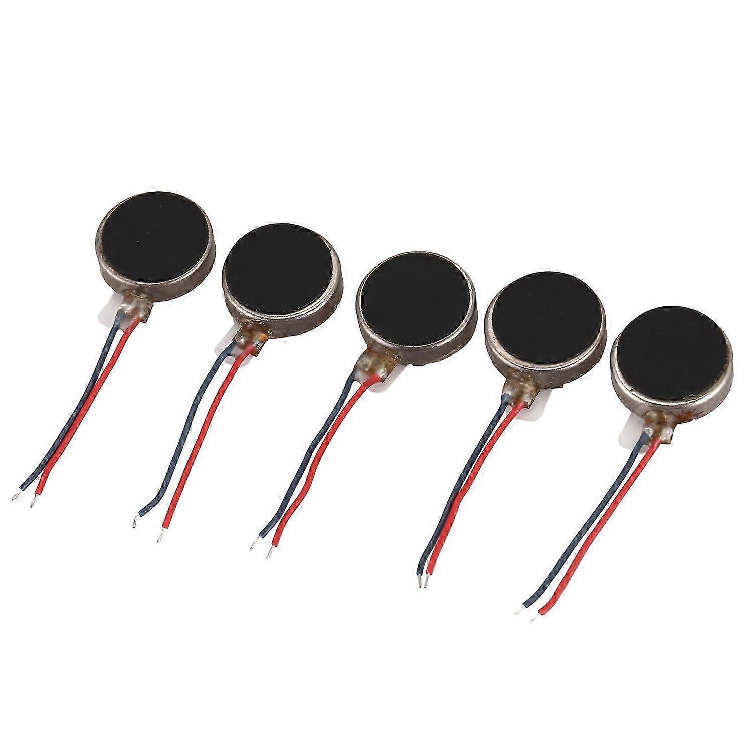 5 τεμάχια DC3V/0.1A 1.5V/0.05A 10x2.7mm Κινητό Τηλέφωνο με Κέρμα, Ασημί, για Δονήσεις