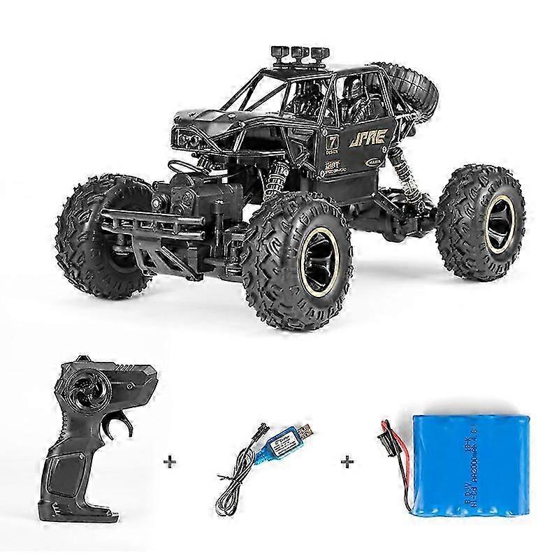 6241 2.4G RC Climbing Car 4WD Shock Absorber Alloy Car 4CH Off-Road Vehicle Toy Support 45-Degree