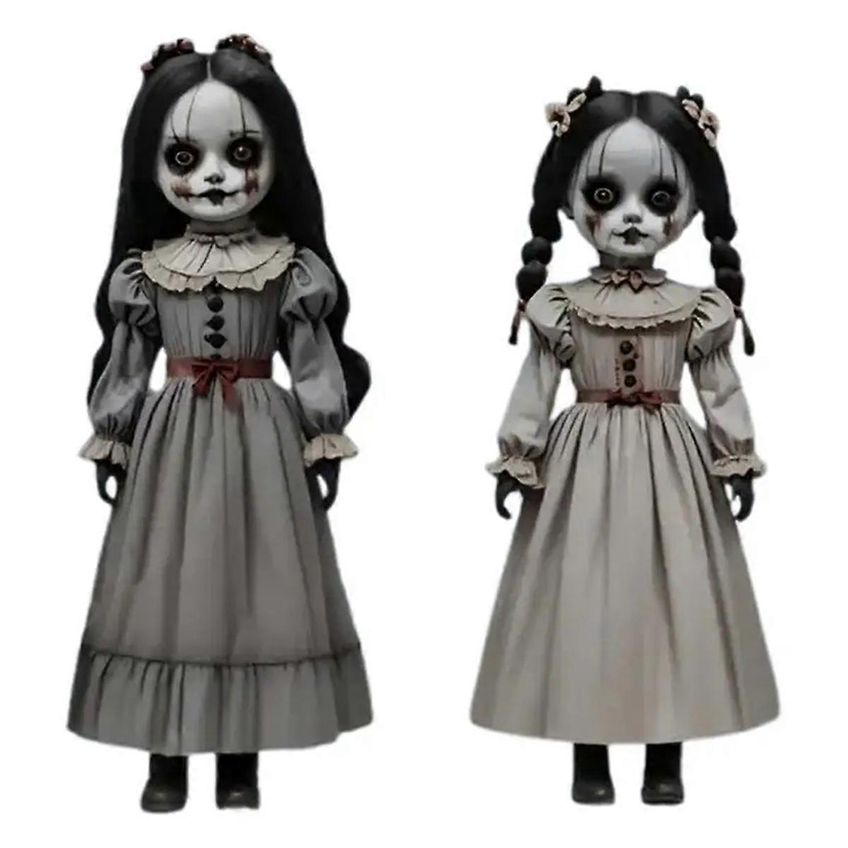 Halloween Ghost Doll Ground Decoration Scary Doll Ground Plug-in Large Swing Ghost Voice Control De