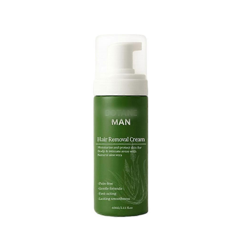 1-3X Botane Man Crème Dépilatoire à l’Aloe Vera Pour Une Épilation Rapide Visage Corps Sensible