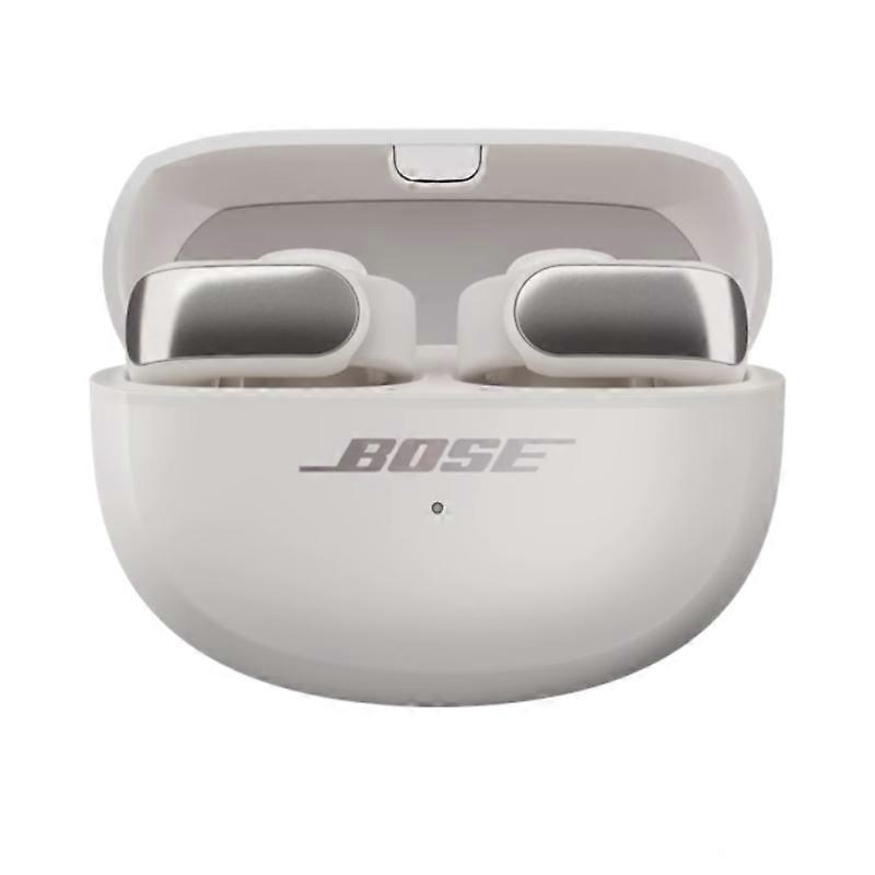 Bose Ultra Open Bluetooth Earbuds, True Wireless Earbuds with OpenAudio for Awareness, , Immersive Audio, Up to 48 Hrs of Playtime, White