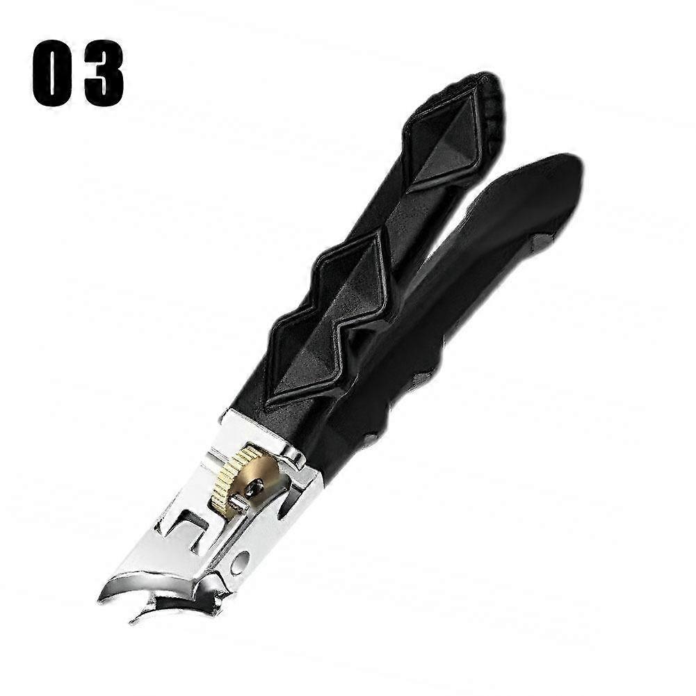 Professional Stainless Steel Toenail Clipper with Safety Guard Ergonomic Non-Slip Handle for Precise Comfortable Trimming Home Travel