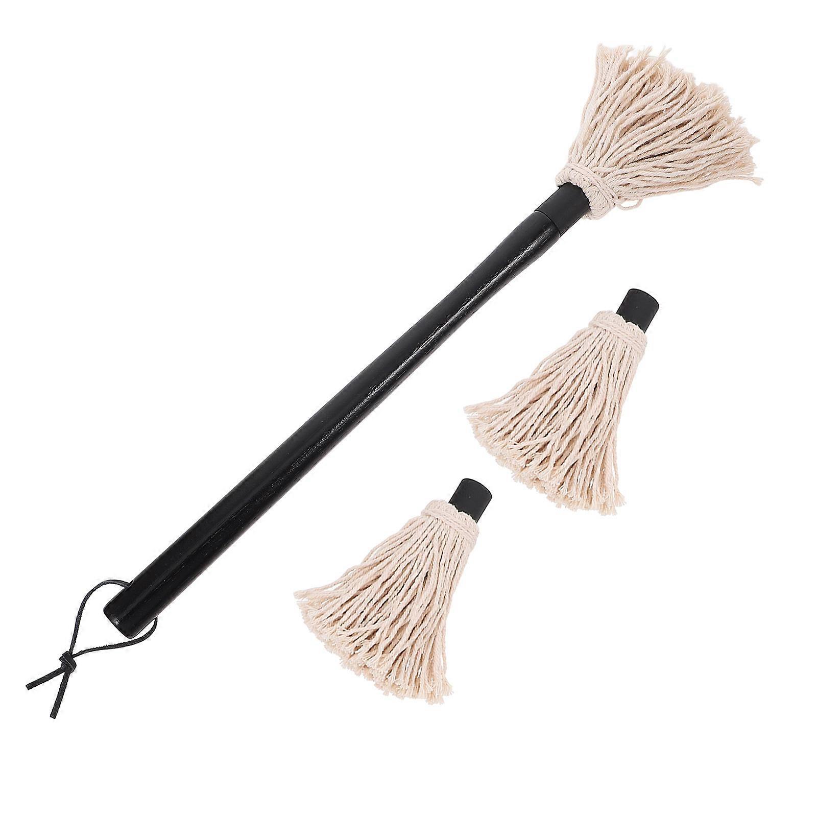 Barbecue Mop 5 Sets Suitable For Smoking Grillers Rubber Wood Multi Color Practical Oil Brush For Marinate