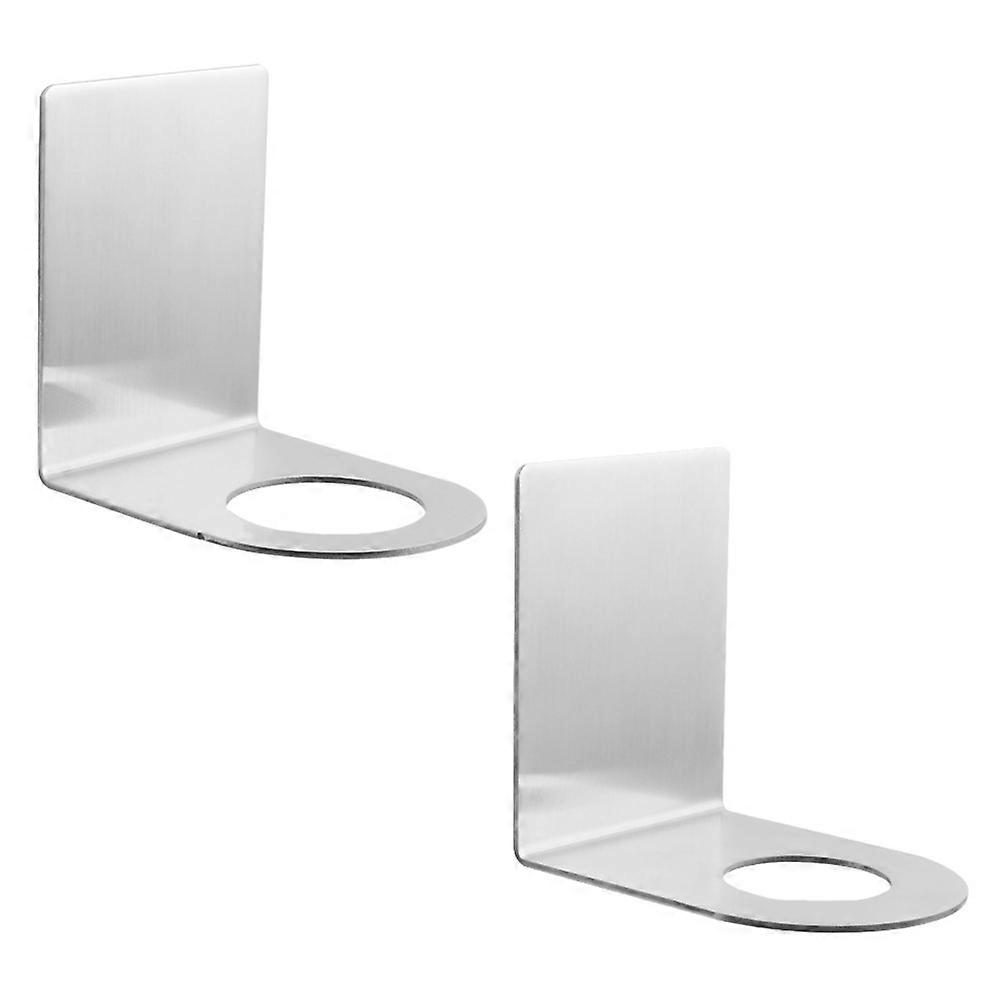 Shower Bottle Holders Metal Shampoo Brackets for Bathroom 4Pcs