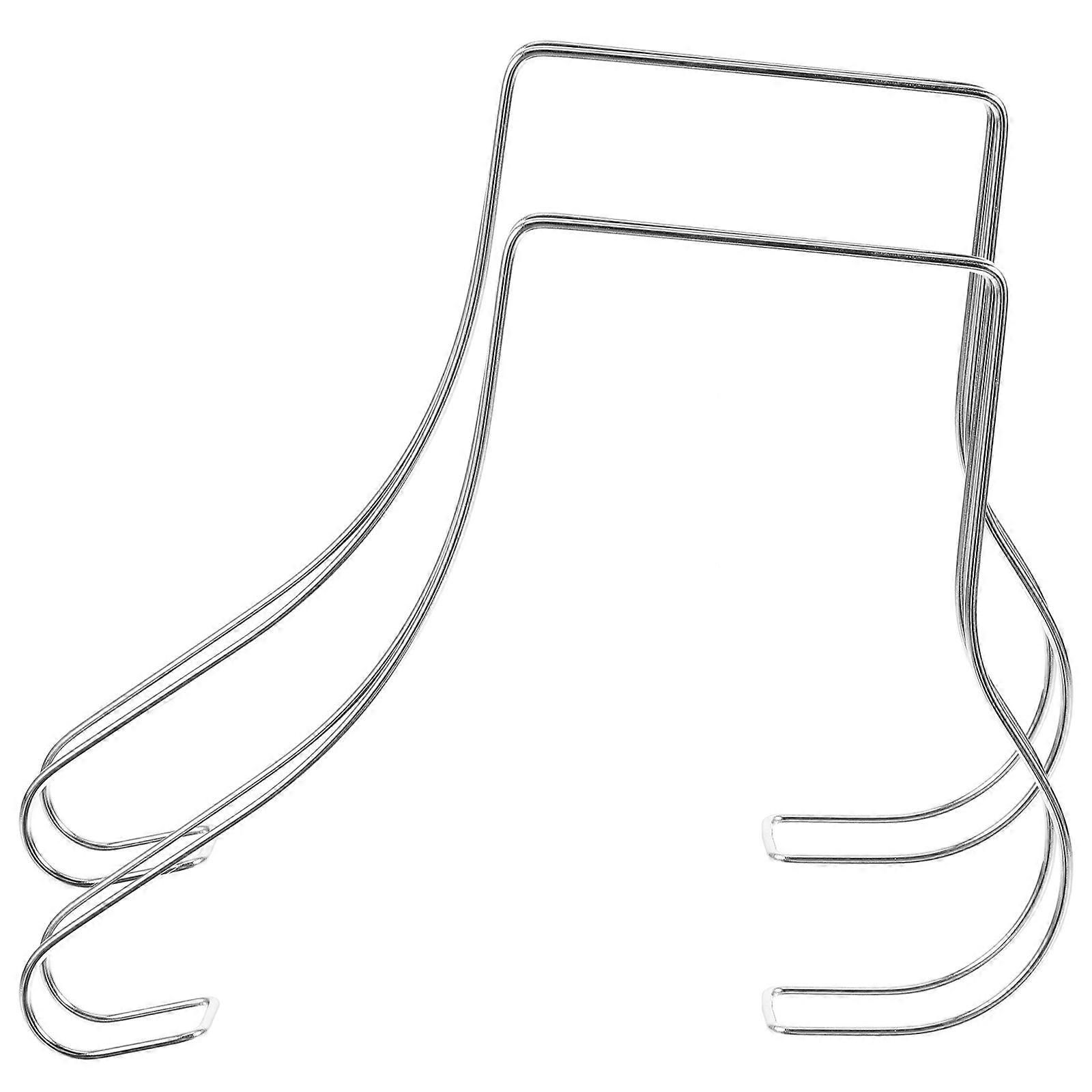 Shoe Display Supports 8 Pcs Stainless Steel High Heels Shaper For Retail Display And Travel Storage Solutions Maintaining Shoe Shape
